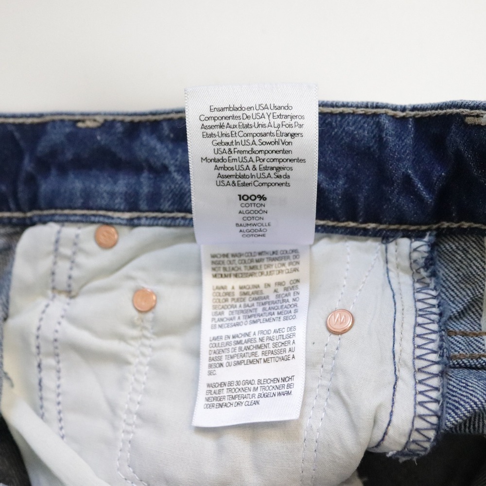 Mother Lil Rerun Zip Sneak Jeans Field Of Flowers High Rise Wide Leg‎ 23 - Picture 12 of 13